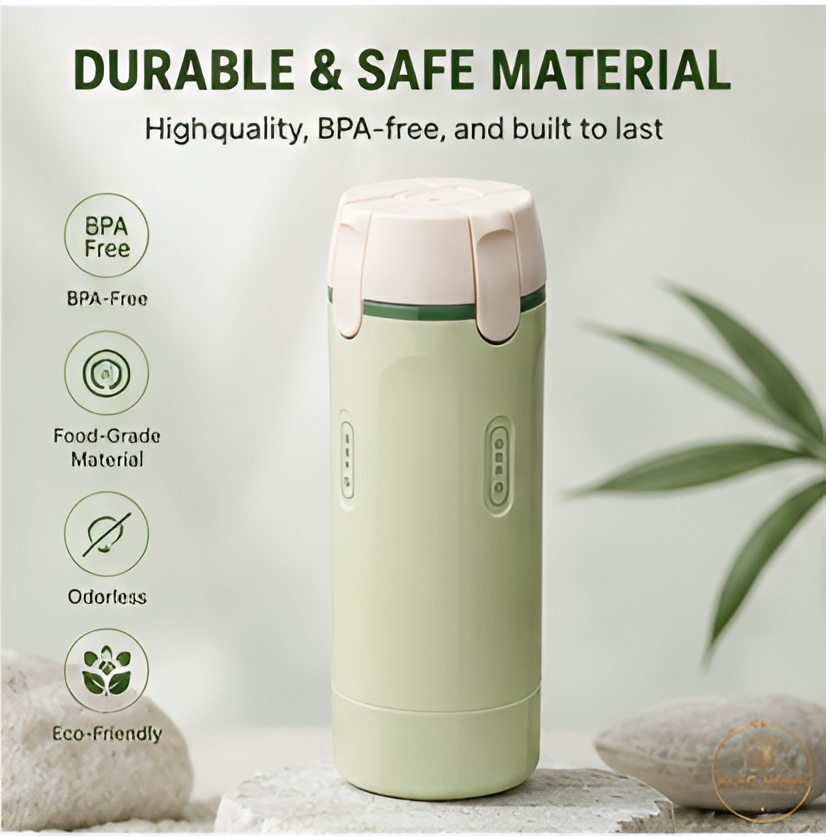 4-in-1 Leak-Proof Travel Dispenser Bottle | TSA Approved Toiletry Container Set with Labels