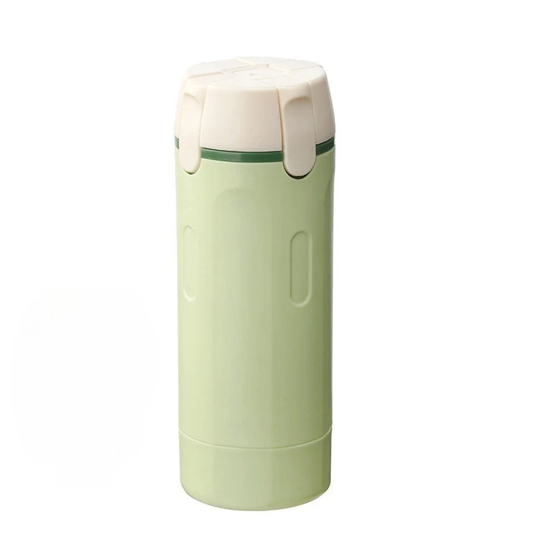 4-in-1 Leak-Proof Travel Dispenser Bottle | TSA Approved Toiletry Container Set with Labels