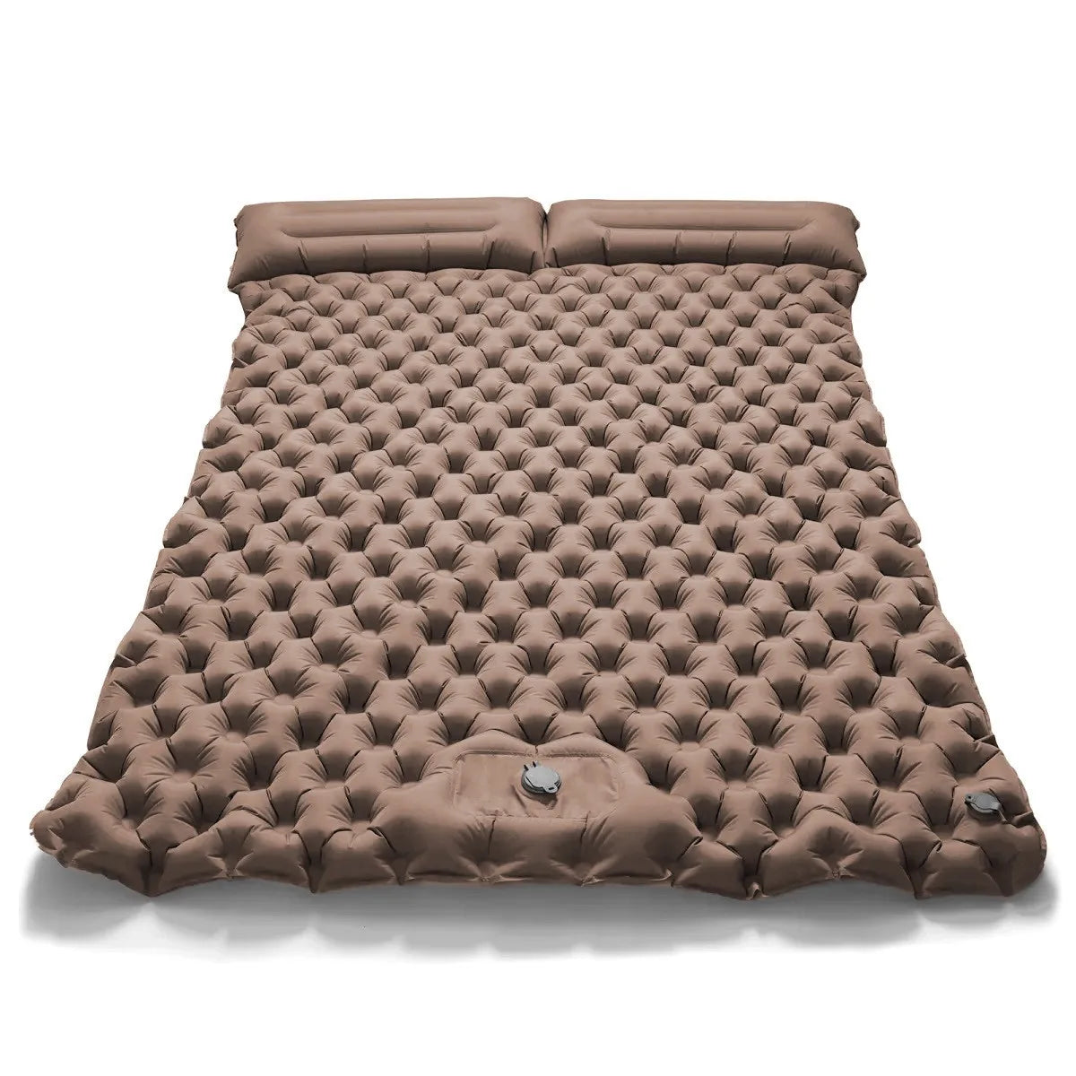 Extra Wide Double Inflatable Camping Mattress | Ultralight Folding Sleeping Pad for Car & Tent Travel