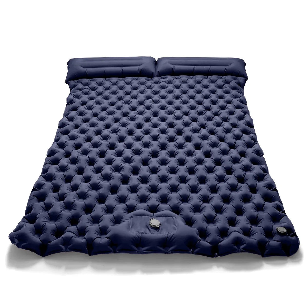 Extra Wide Double Inflatable Camping Mattress | Ultralight Folding Sleeping Pad for Car & Tent Travel