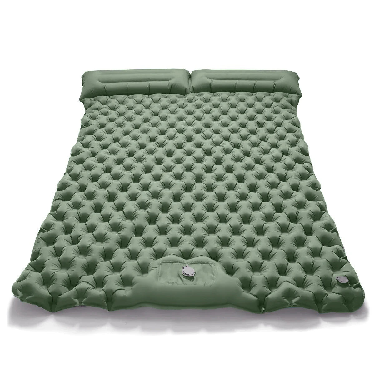 Extra Wide Double Inflatable Camping Mattress | Ultralight Folding Sleeping Pad for Car & Tent Travel